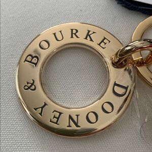 NWT - Dooney & Bourke Luxurious Gold Ring Keyfob